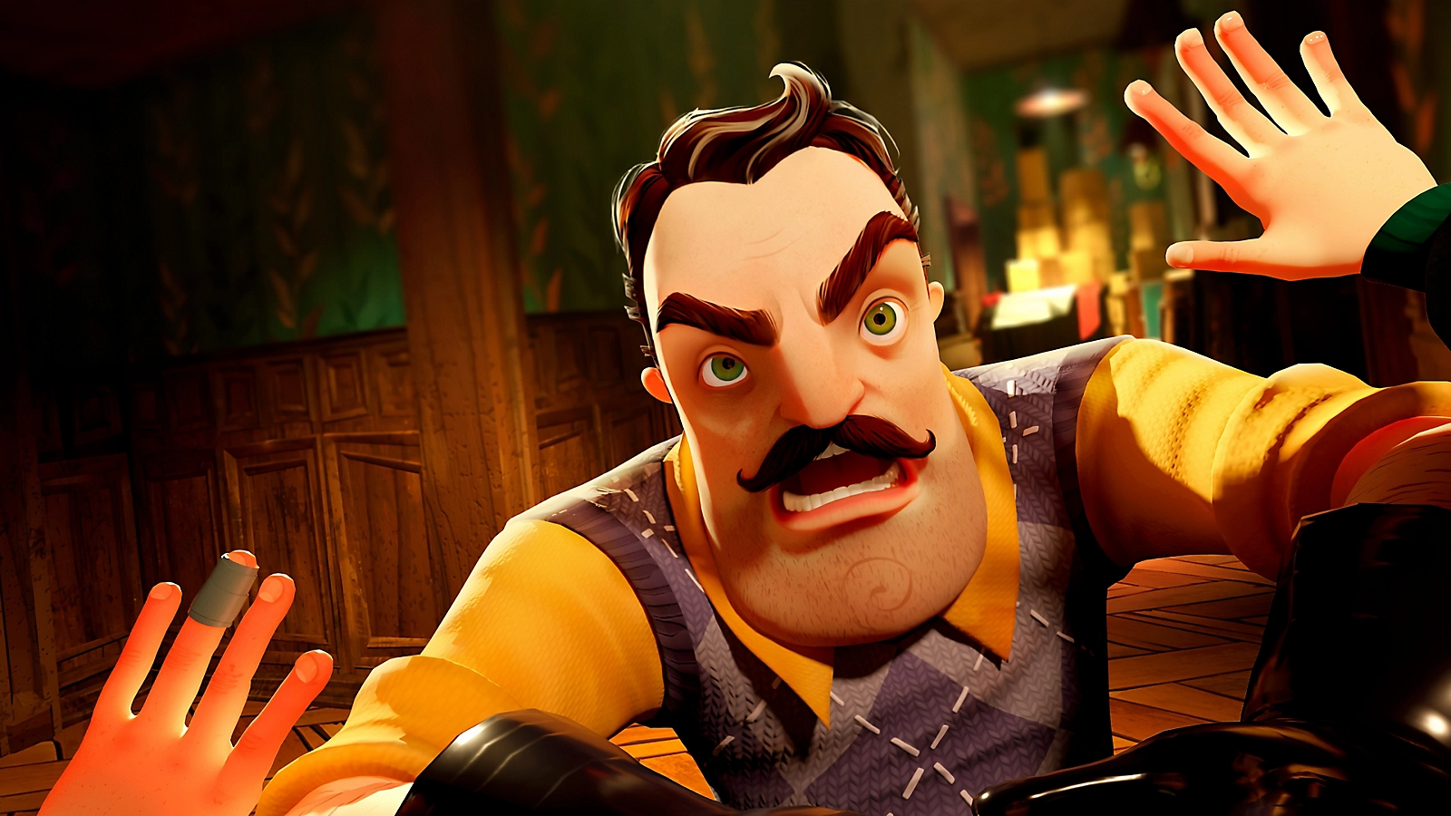 The name’s Mr Neighbour but friends call me “Hello"